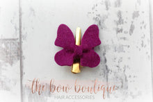 Load image into Gallery viewer, Felt butterflys (25 Colours)