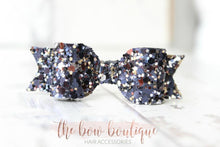 Load image into Gallery viewer, Small glitter bows (25 Colours)
