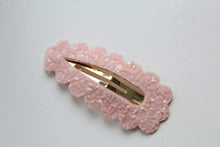 Load image into Gallery viewer, Glitter scalloped snappy clips - (25 Colours)