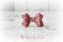 Load image into Gallery viewer, Petite deluxe glitter bows - (25 Colours)