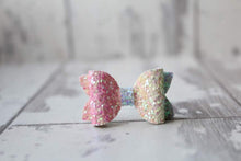 Load image into Gallery viewer, Medium deluxe glitter bows (25 Colours)