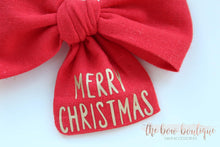 Load image into Gallery viewer, Merry Christmas sweetheart bows