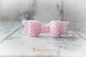 Small glitter bows (25 Colours)