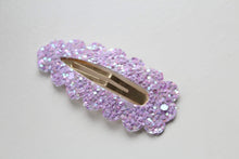 Load image into Gallery viewer, Glitter scalloped snappy clips - (25 Colours)