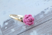 Load image into Gallery viewer, My first mini flower snappy clips (23 Colours)