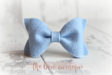 Load image into Gallery viewer, Small luxury felt bows (25 Colours)