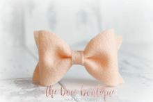 Load image into Gallery viewer, Small luxury felt bows (25 Colours)