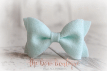 Load image into Gallery viewer, Small luxury felt bows (25 Colours)
