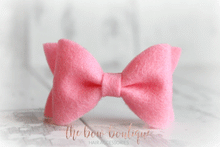 Load image into Gallery viewer, Small luxury felt bows (25 Colours)