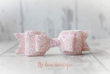 Load image into Gallery viewer, Double glitter bows (25 colours)
