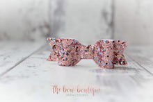 Load image into Gallery viewer, Small glitter bows (25 Colours)