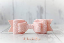 Load image into Gallery viewer, Double glitter bows (25 colours)