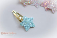 Load image into Gallery viewer, My first glitter star snappy clips (25 Colours)