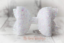 Load image into Gallery viewer, Large deluxe glitter bows (25 colours)