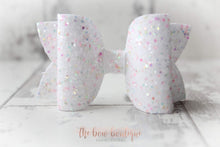 Load image into Gallery viewer, Large deluxe glitter bows (25 colours)