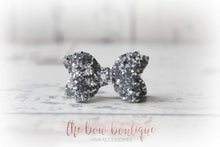 Load image into Gallery viewer, Petite deluxe glitter bows - (25 Colours)