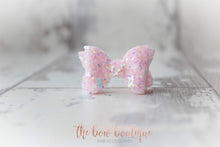 Load image into Gallery viewer, Petite deluxe glitter bows - (25 Colours)