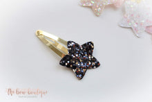 Load image into Gallery viewer, My first glitter star snappy clips (25 Colours)