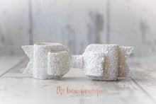 Load image into Gallery viewer, Double glitter bows (25 colours)