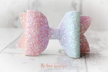 Load image into Gallery viewer, Large deluxe glitter bows (25 colours)