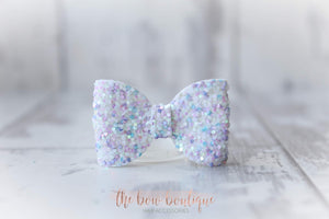 Mini glitter bows (25 Colours)