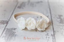 Load image into Gallery viewer, Mini felt flower headbands  (19 Colours)