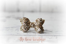 Load image into Gallery viewer, Petite deluxe glitter bows - (25 Colours)