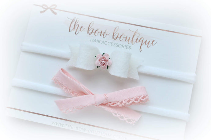 Luxury pink & white gift set