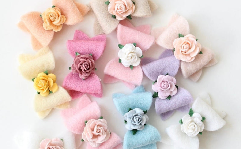 Mulberry flower bows