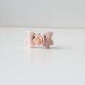 Petite felt flower bows | 11 colours | Clip or bobble