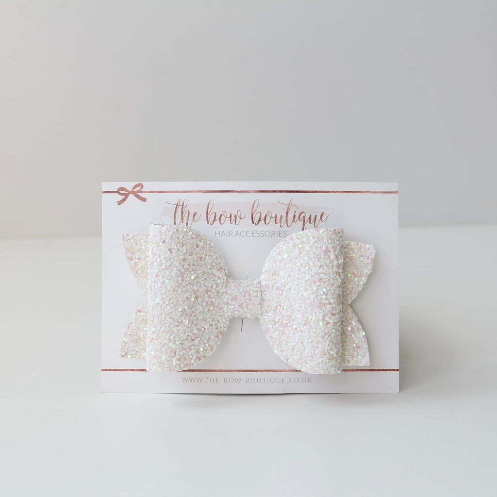 Large deluxe glitter bows | 23 colours