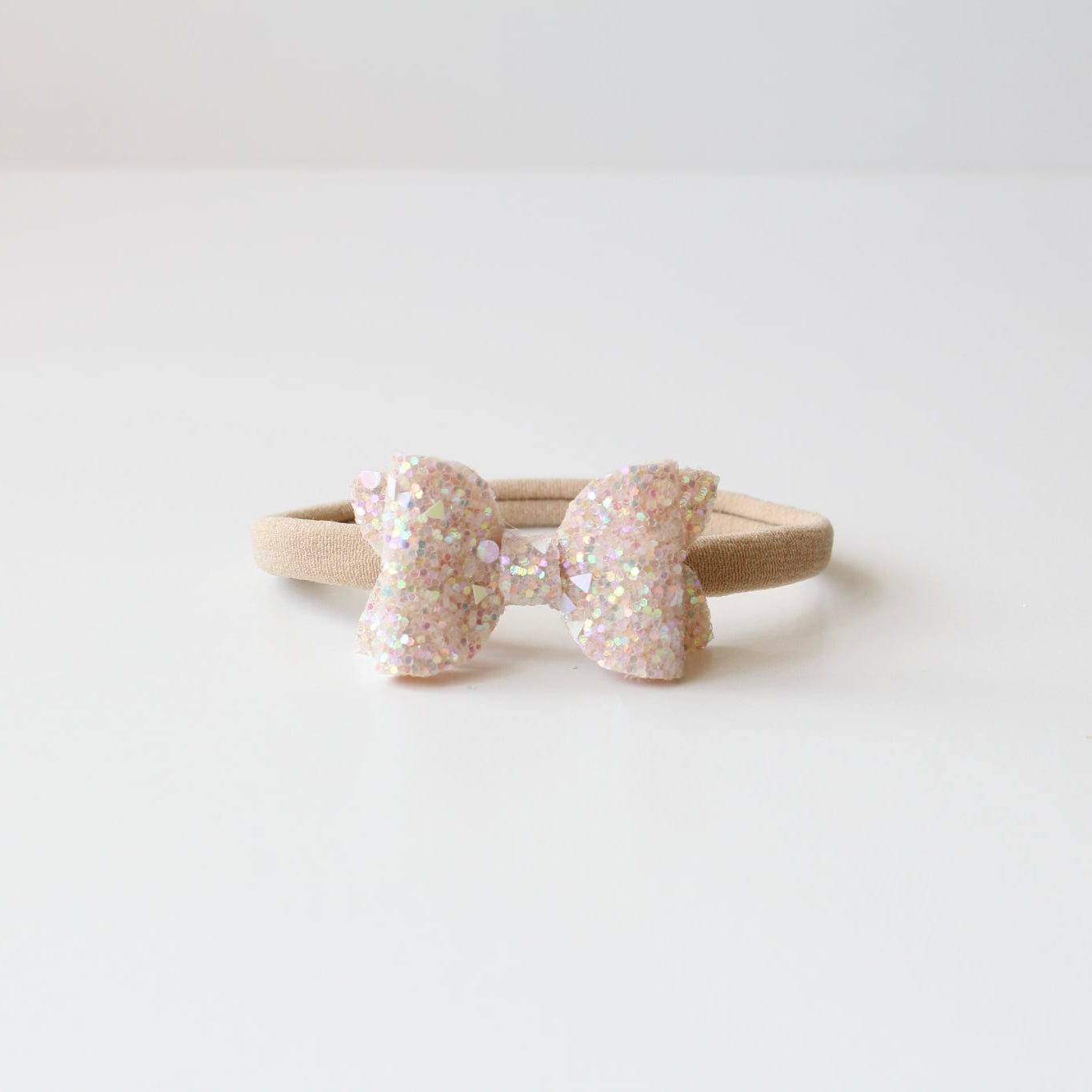 Mini deluxe glitter bows | 22 Colours | Clip, headband or bobble