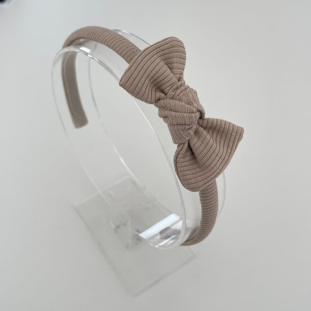 Ribbed knot Alice headband | 23 colours