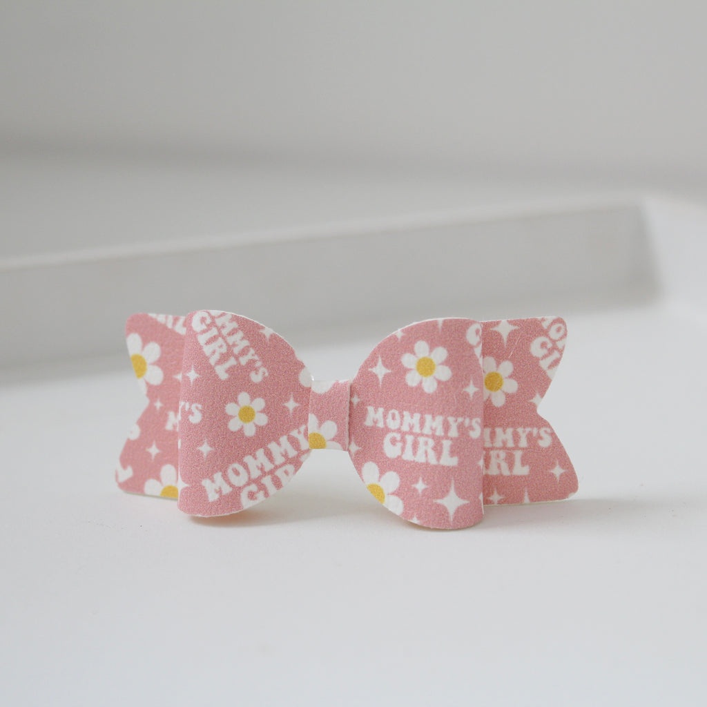 Mommys girl bow | Clip or headband