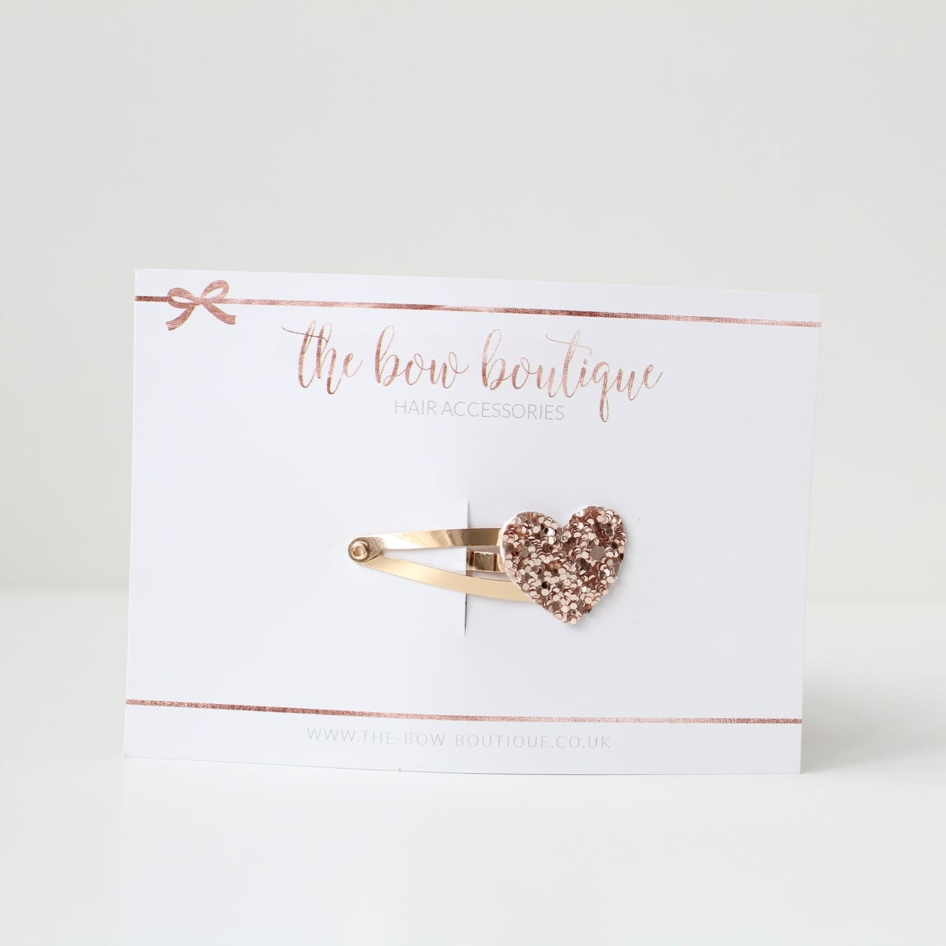 My first glitter heart snappy clip | 20 Colours