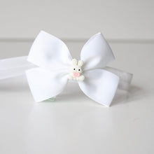 Load image into Gallery viewer, Double pinch bunny ribbon bows - Easter