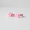 My first pink delicate pigtail bobbles