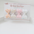 Petite deluxe set of 4 bows l clips or bobbles