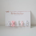 My first pink & white clip set