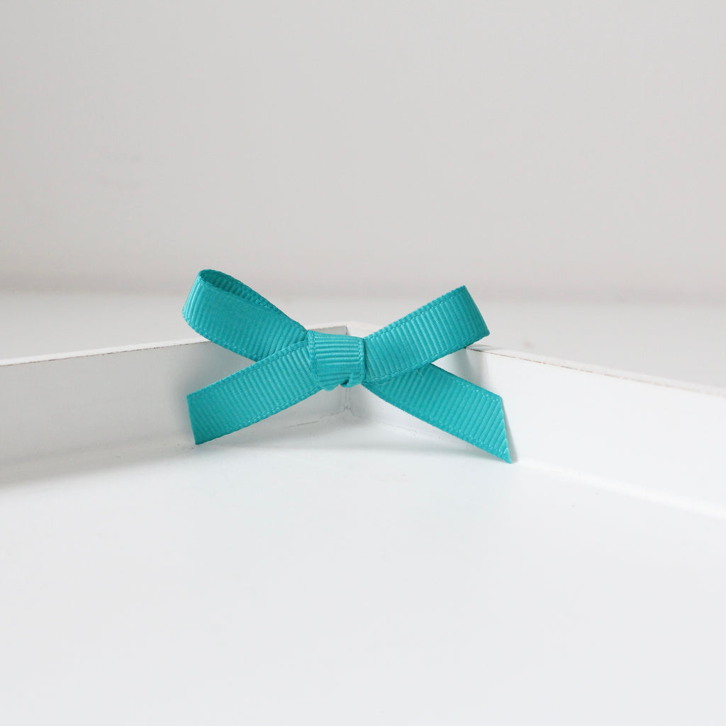 Hand tied ribbon bow clips | 41 Colours