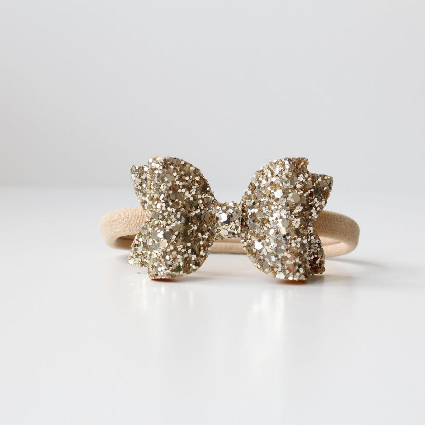 Medium deluxe glitter bows | 20 Colours | Clip or headband