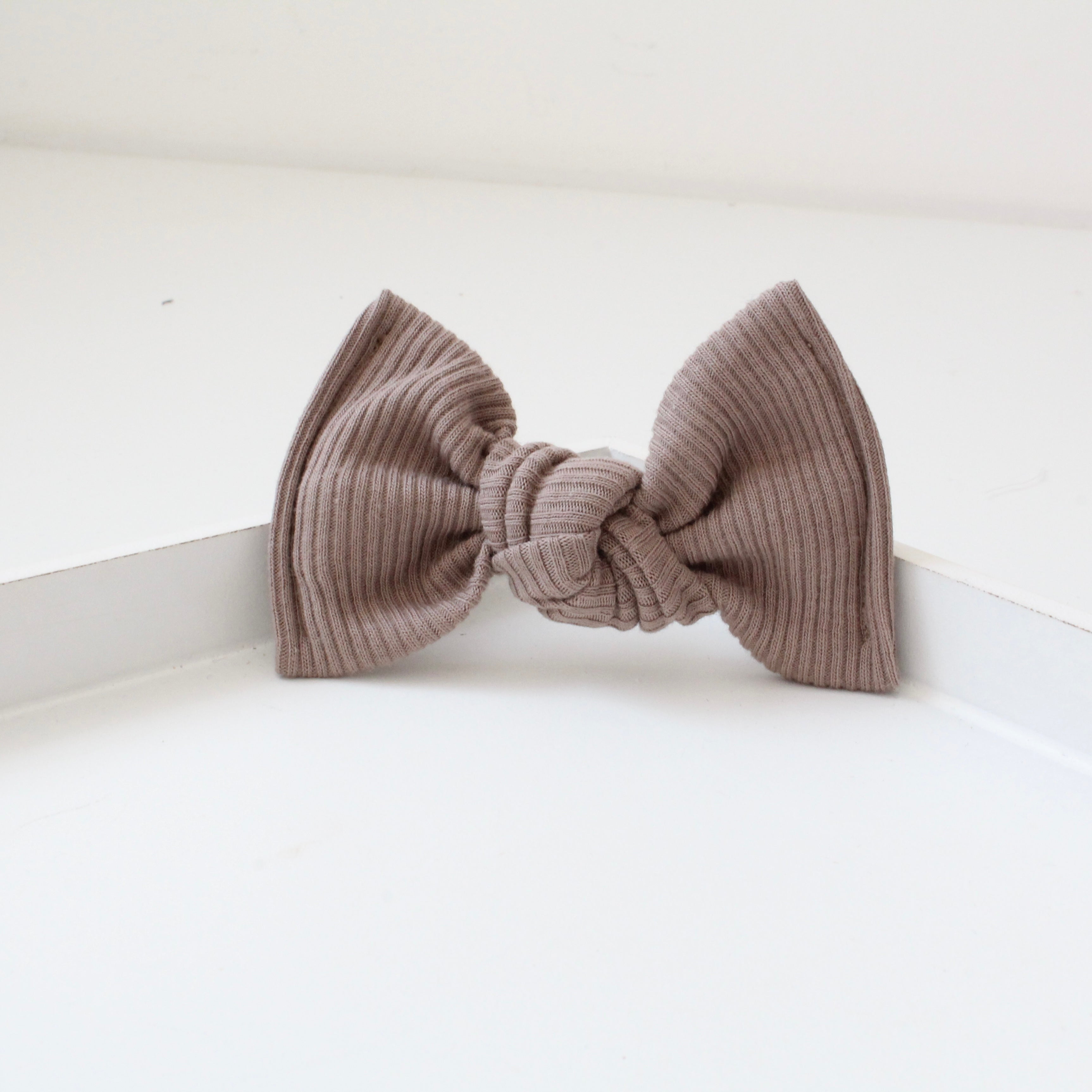 Large jersey ribbed knot bows | 20 Colours