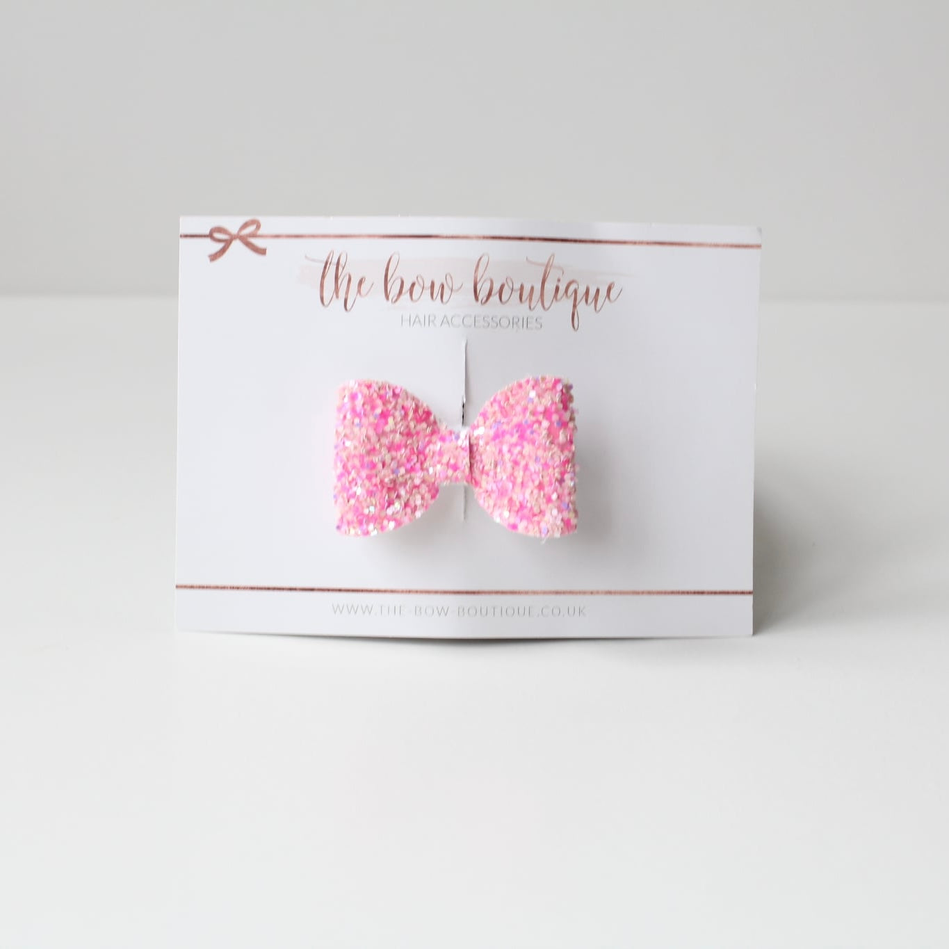 Mini glitter bows | 22 Colours | Clip or bobble
