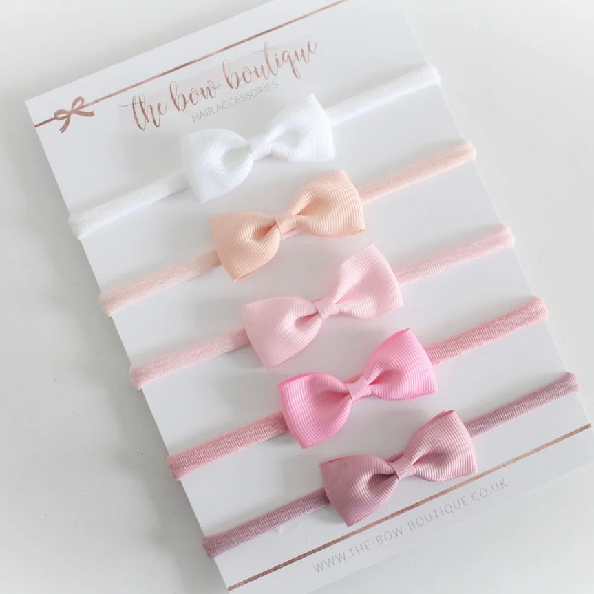 The new baby pinch bow headband set