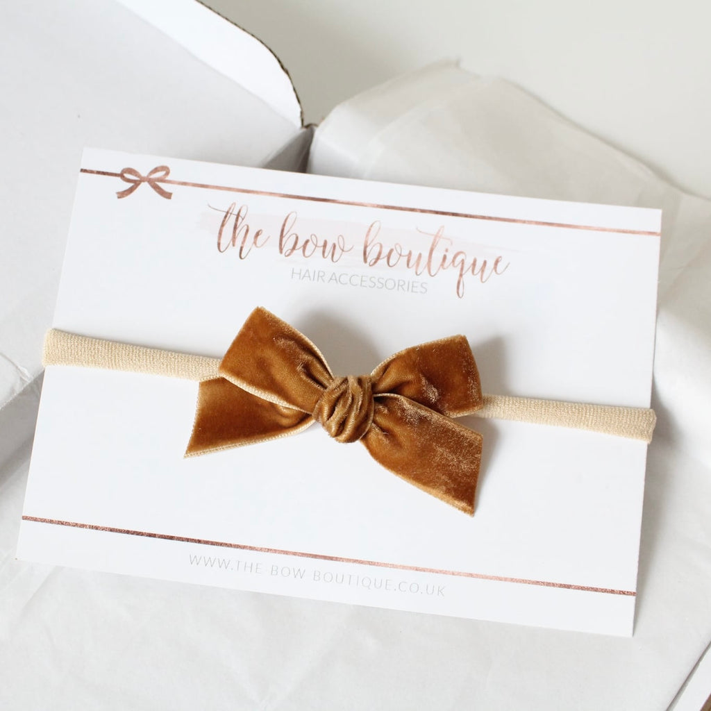 Velvet ribbon bows | 14 colours | Clip or headband