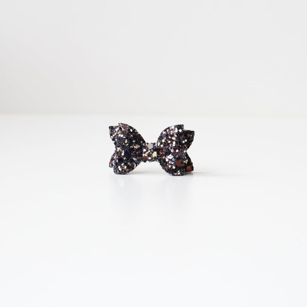 Petite deluxe glitter bows | 22 Colours | Clip, headband or bobble