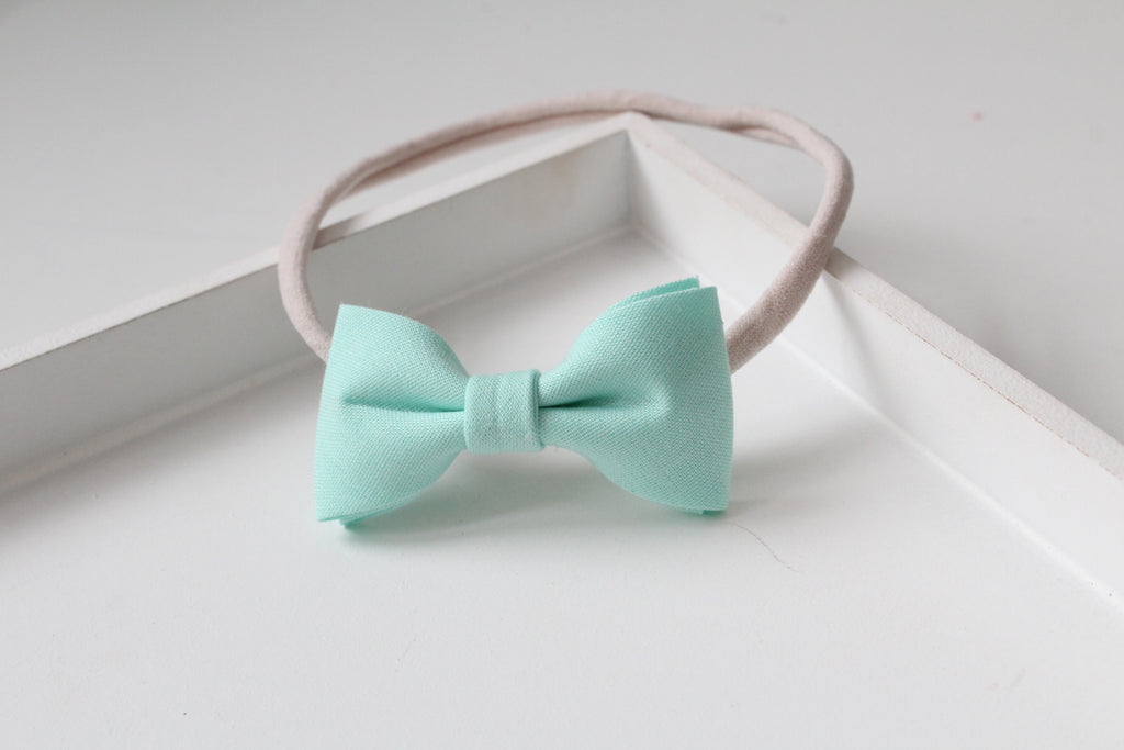 Cotton pinch bows | 23 Colours Clip or headband