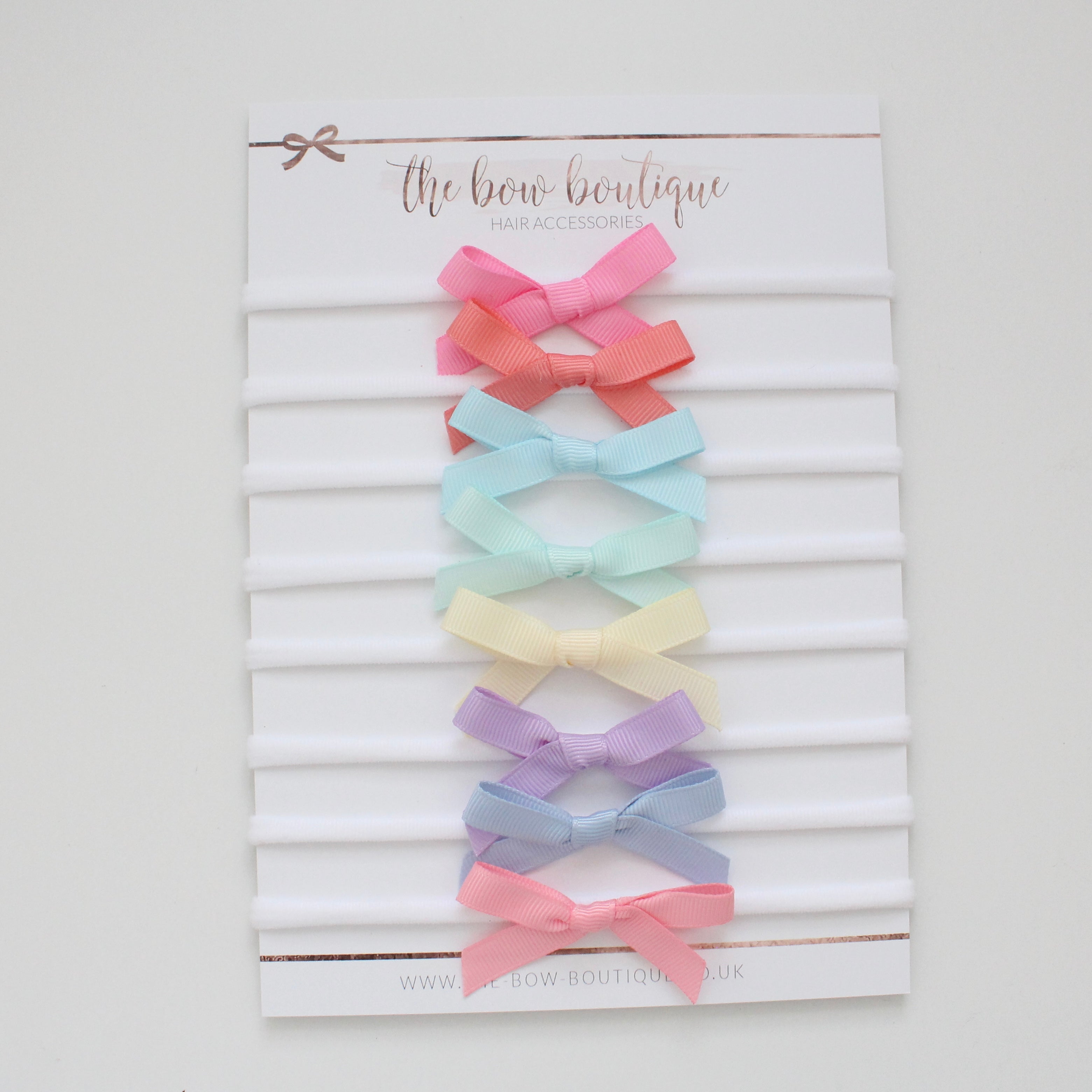 Hand tied ribbon bow headbands | 41 Colours