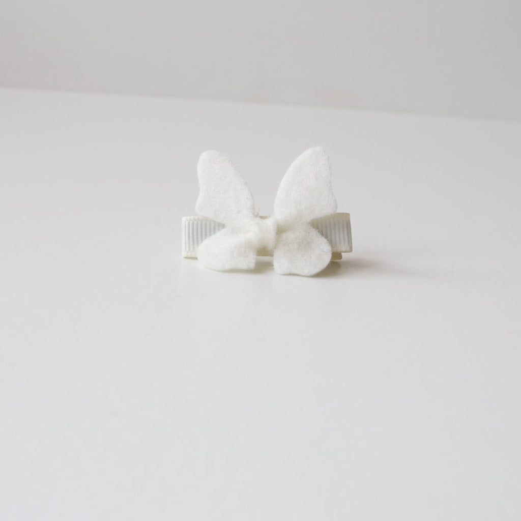 Felt butterflys on lined clip | 26 Colours