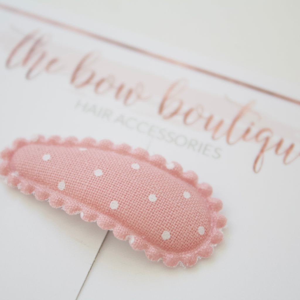 My first embroidered snappy clips